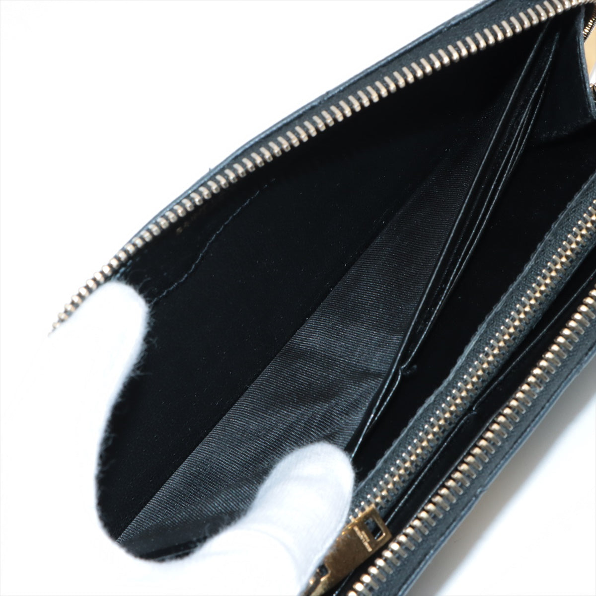 Saint Laurent Paris V Stitch HPP358094 Leather Wallet Black