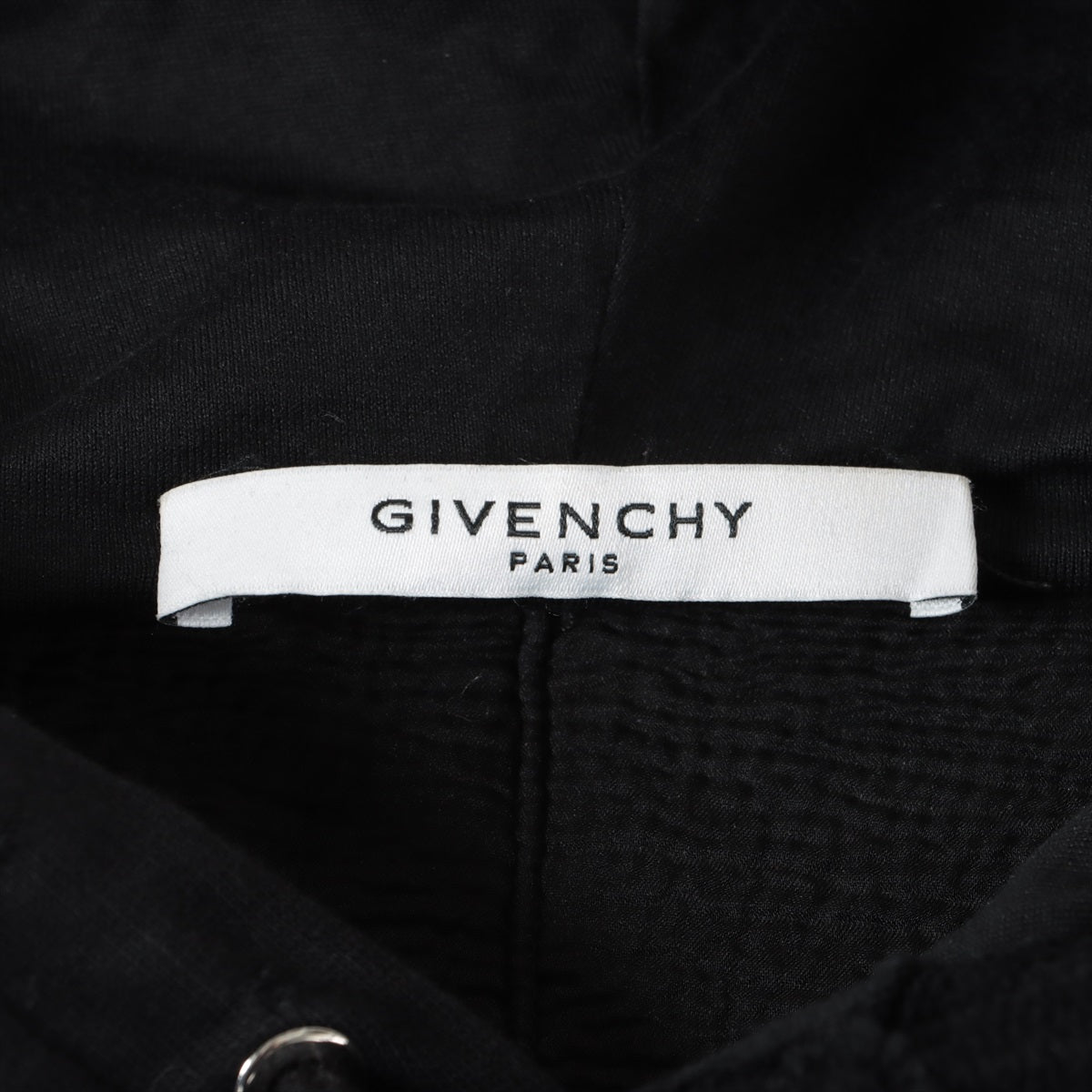 Givenchy 17AW Cotton Parker M Men's Black  Destroy processing 17A7725485