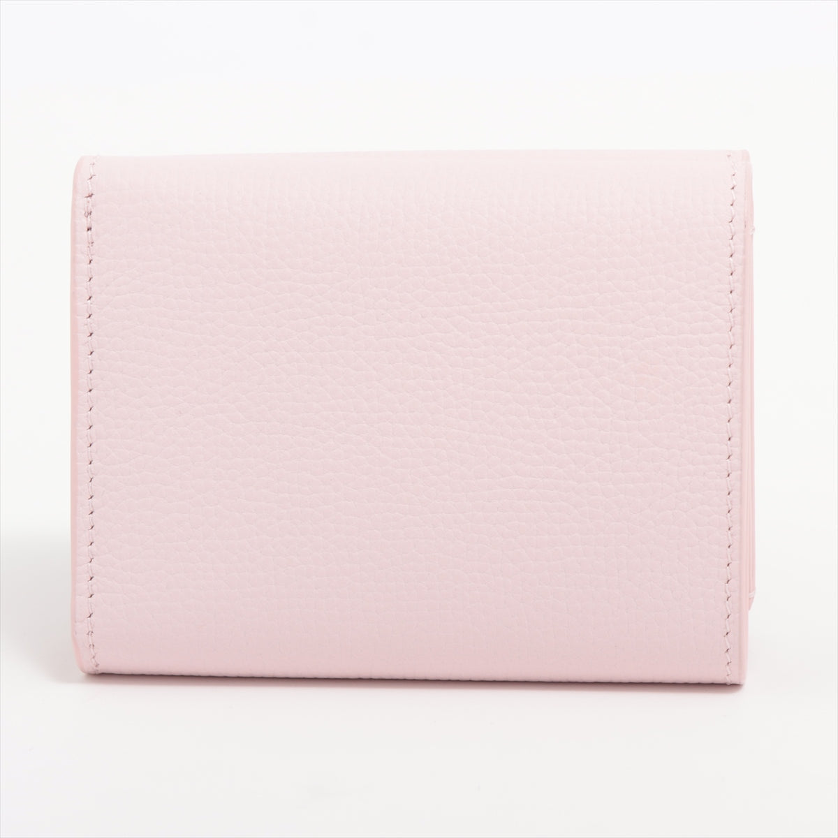 Loewe Anagram Tri Fold Leather Compact Wallet Pink
