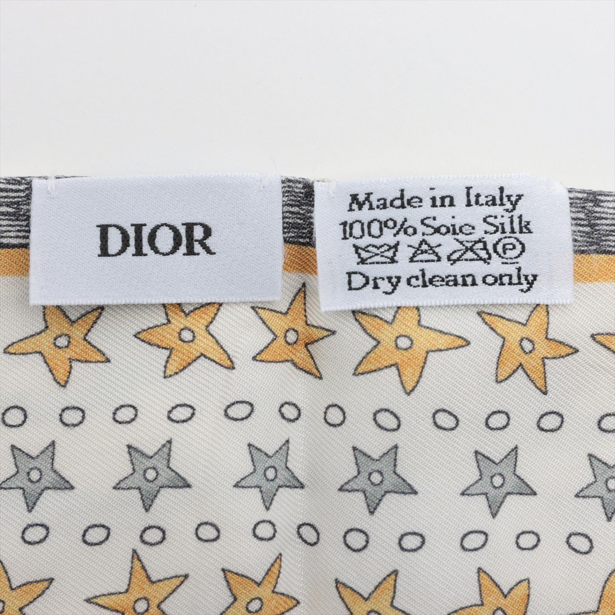 Christian Dior Etoile Scarf Silk Star