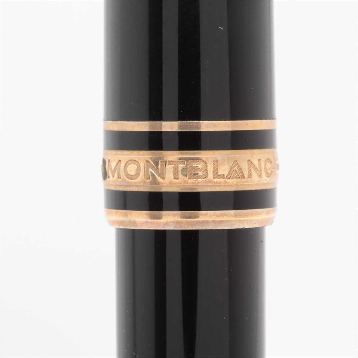Montblanc Meisterstück 146 Fountain pen GP x resin Black×Gold nibs 14K 585