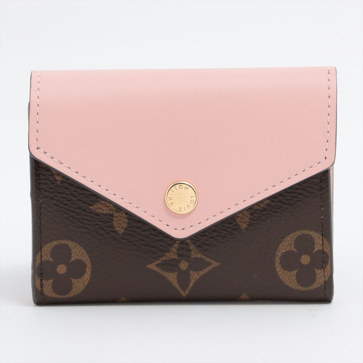 Louis Vuitton Monogram Portefeuille Zoé M62933 Rose ballerine Compact Wallet
