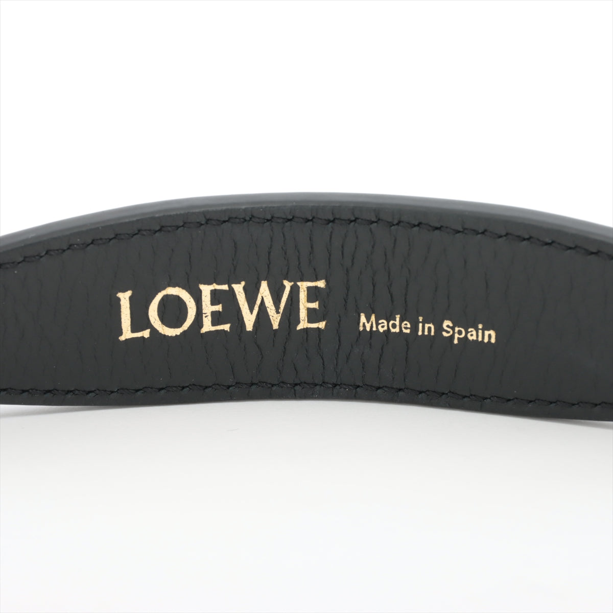 Loewe Strap calf Black branded short strap