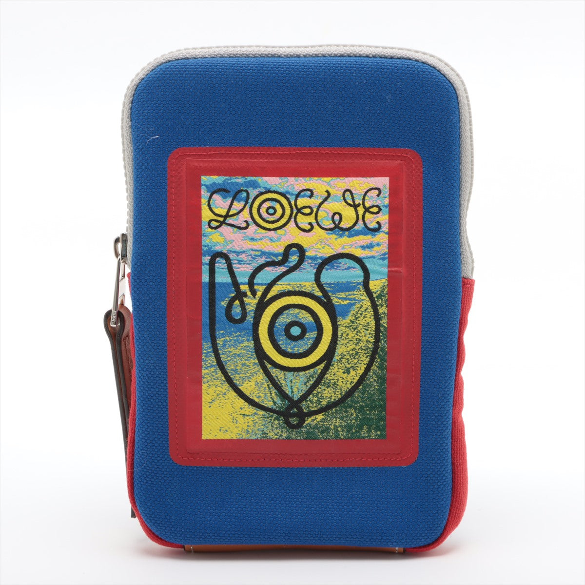 Loewe AILOEWE NATURE canvas Pouch Multicolor