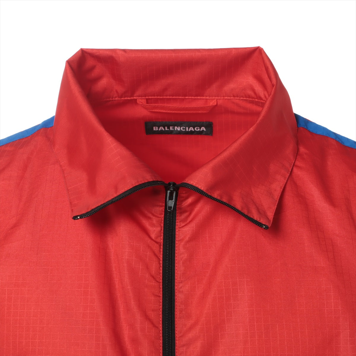 Balenciaga 18 years Polyester Jacket 44 Men's Red x Black  534317
