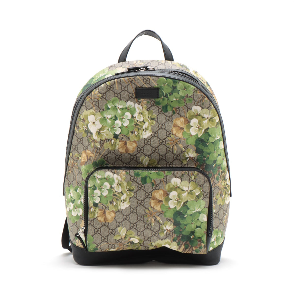 Gucci GG Blooms PVC & leather Backpack Beige 406370
