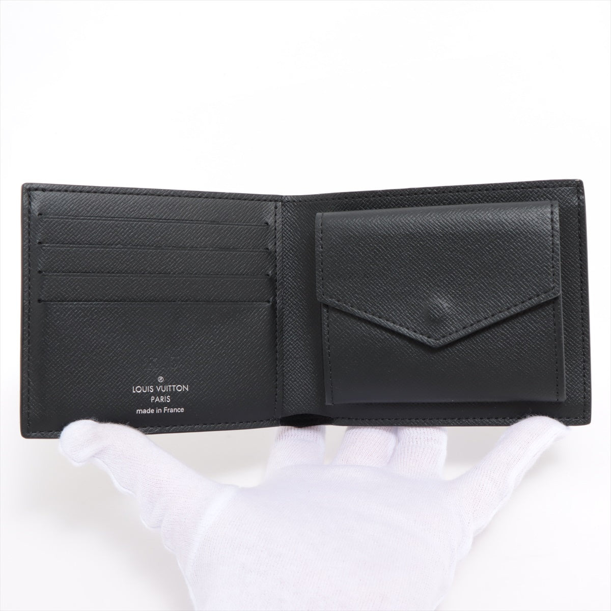 Louis Vuitton Monogram Eclipse Portefeuille Marco NM M62545 There was an RFID response