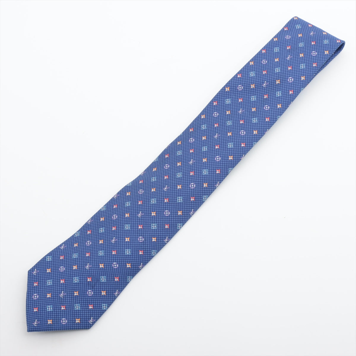 Louis Vuitton M76612 Cravat monogram halo MR4262 Necktie Silk Blue