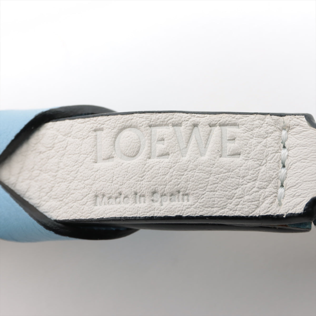 Loewe Shoulder strap Leather Blue x white
