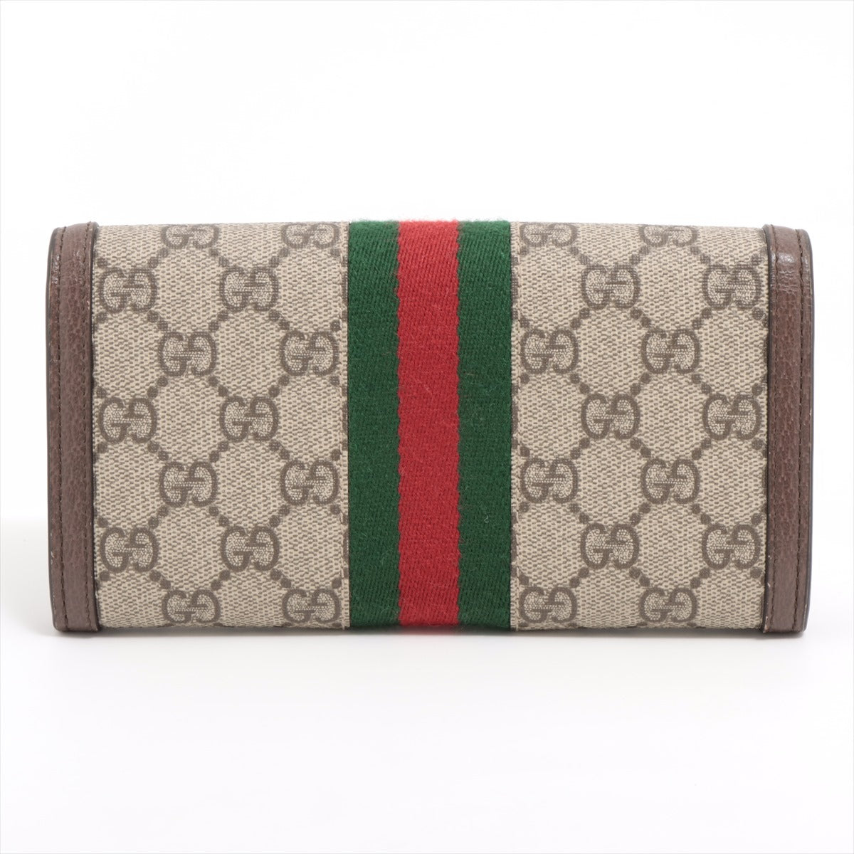 Gucci GG Marmont 523153 PVC & leather Wallet Brown