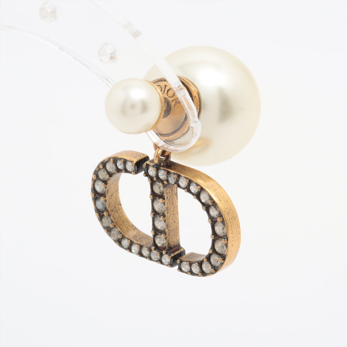 Christian Dior Dior Tribales  DIOR Tribal Piercing (for both ears (Only one side) GP x rhinestone x imitation pearl Gold