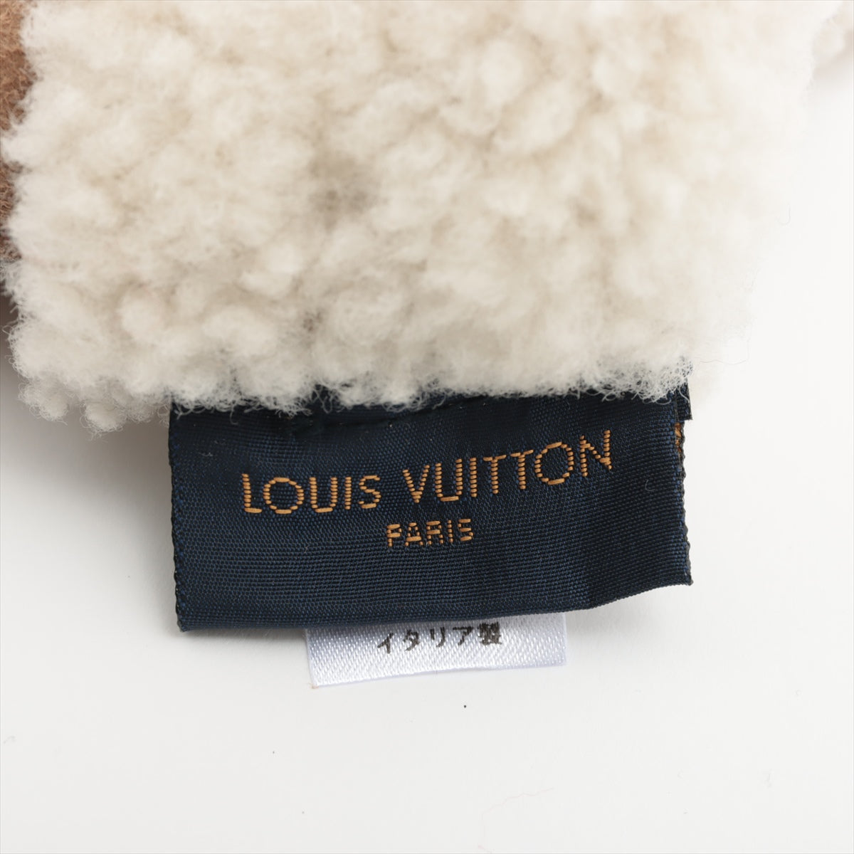 Louis Vuitton M76453 muff Shirring ram AL0230 Grove Sheepskin Beige