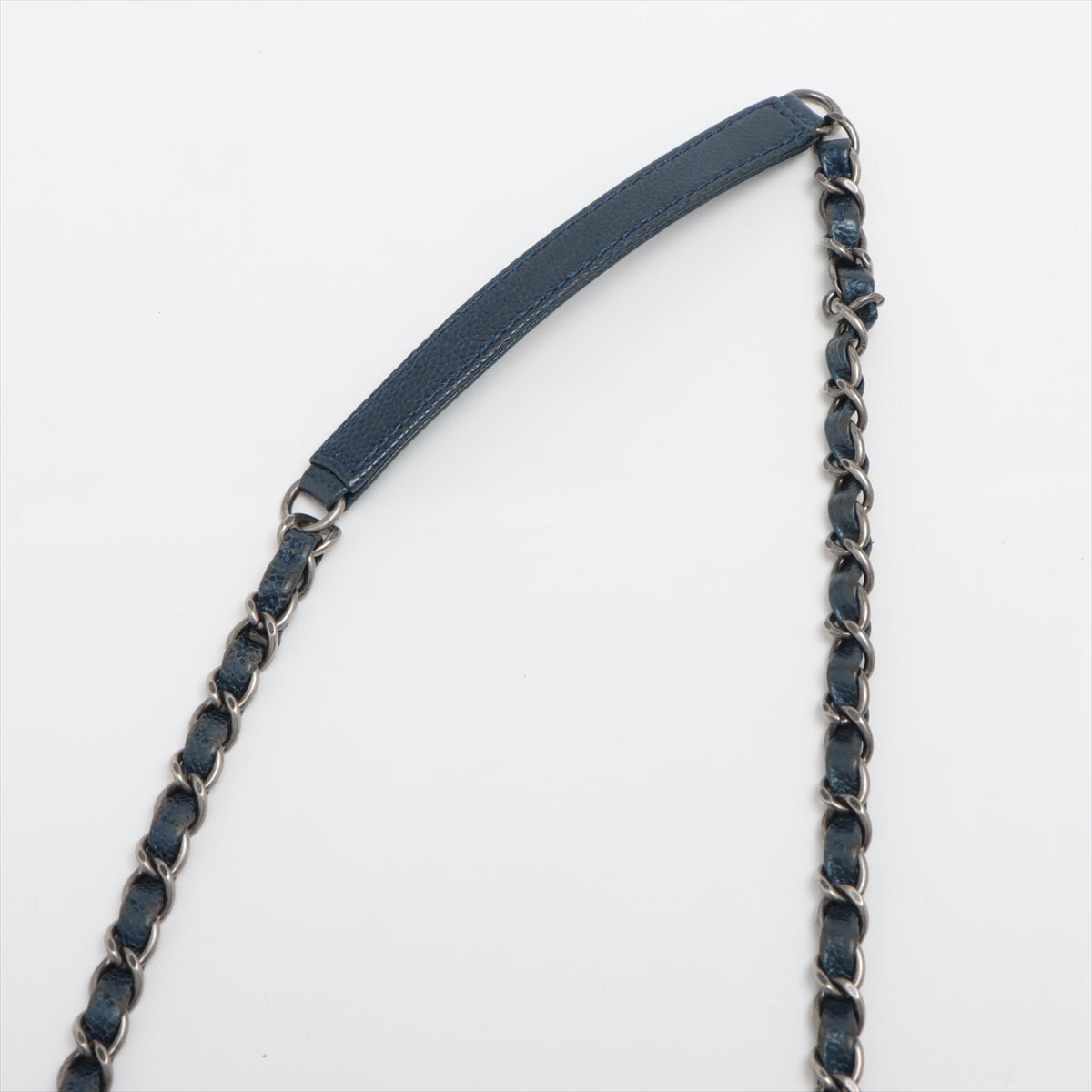 Chanel Matelasse Caviarskin Chain shoulder bag Blue Gunmetallic hardware 16XXXXXX
