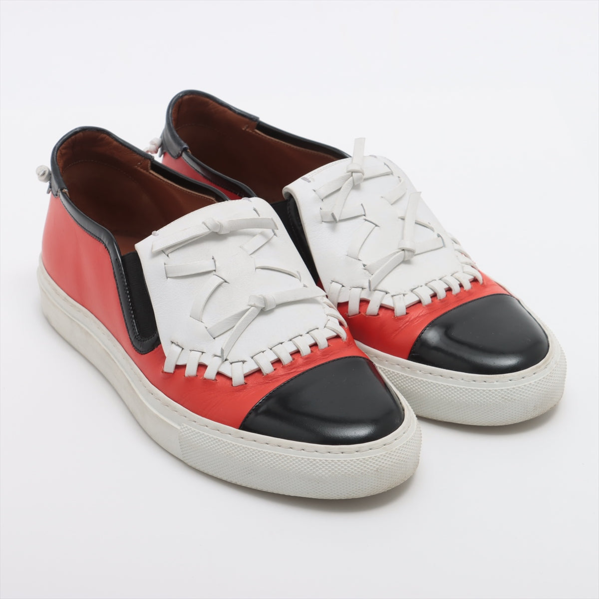 Givenchy Leather Sneakers Unknown size Ladies' Red x Black