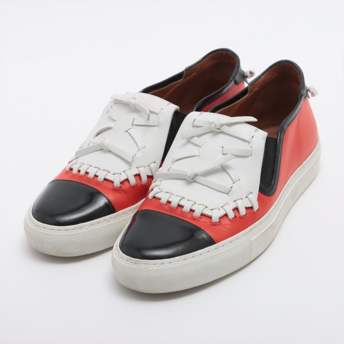 Givenchy Leather Sneakers Unknown size Ladies' Red x Black