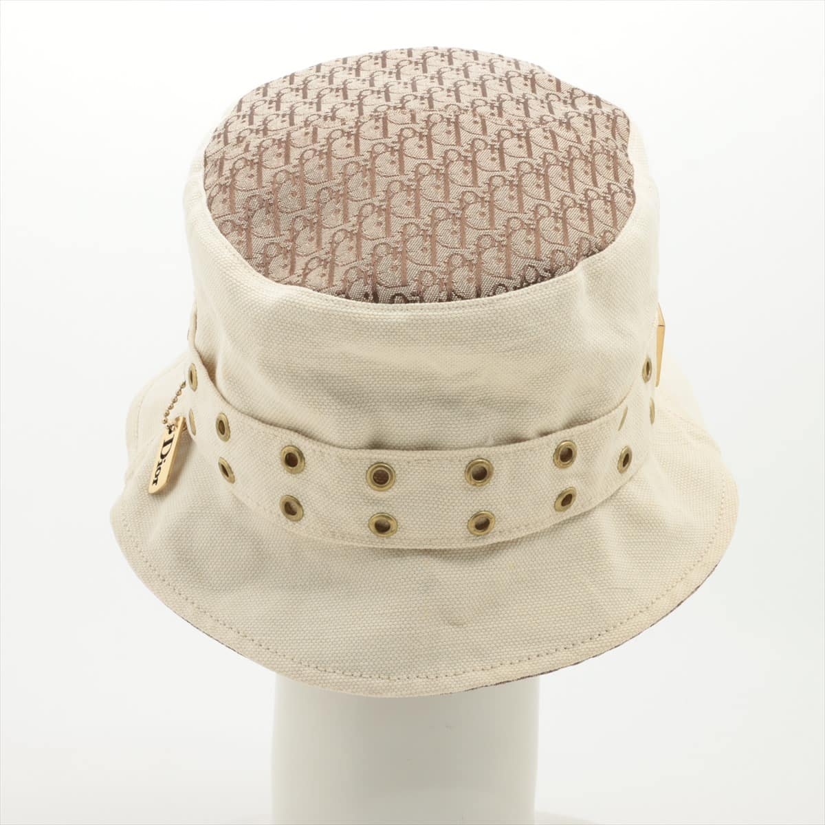 DIOR Trotter Hat 57 canvass Ivory
