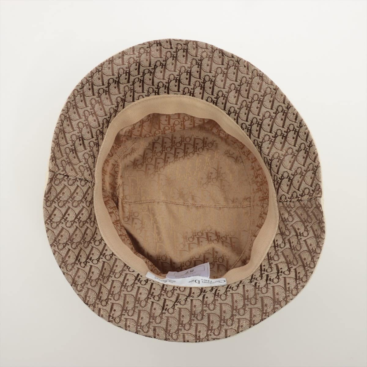 DIOR Trotter Hat 57 canvass Ivory