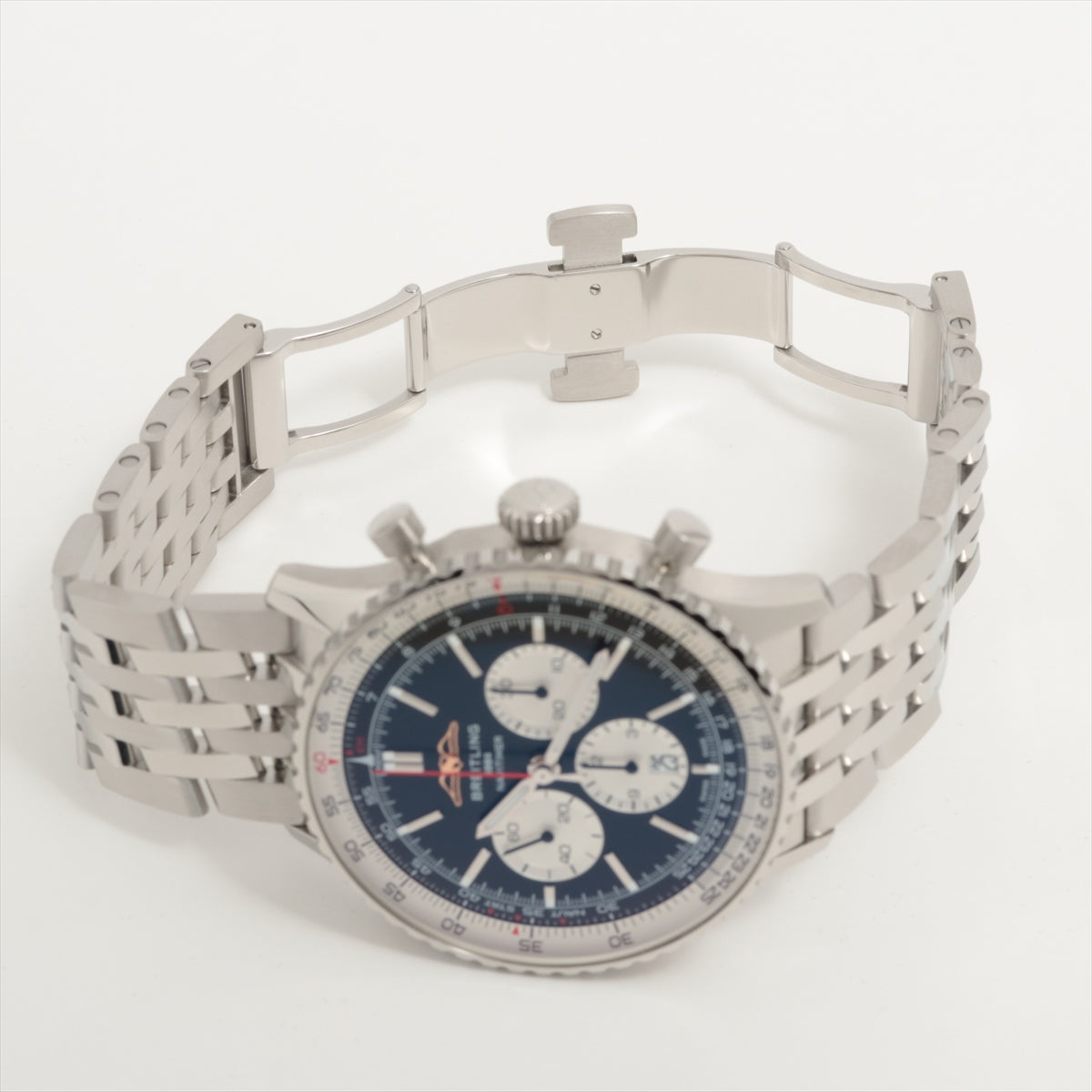 Breitling Navitimer B01 Chronograph AB0137 SS AT Black-Face Extra-Link 5
