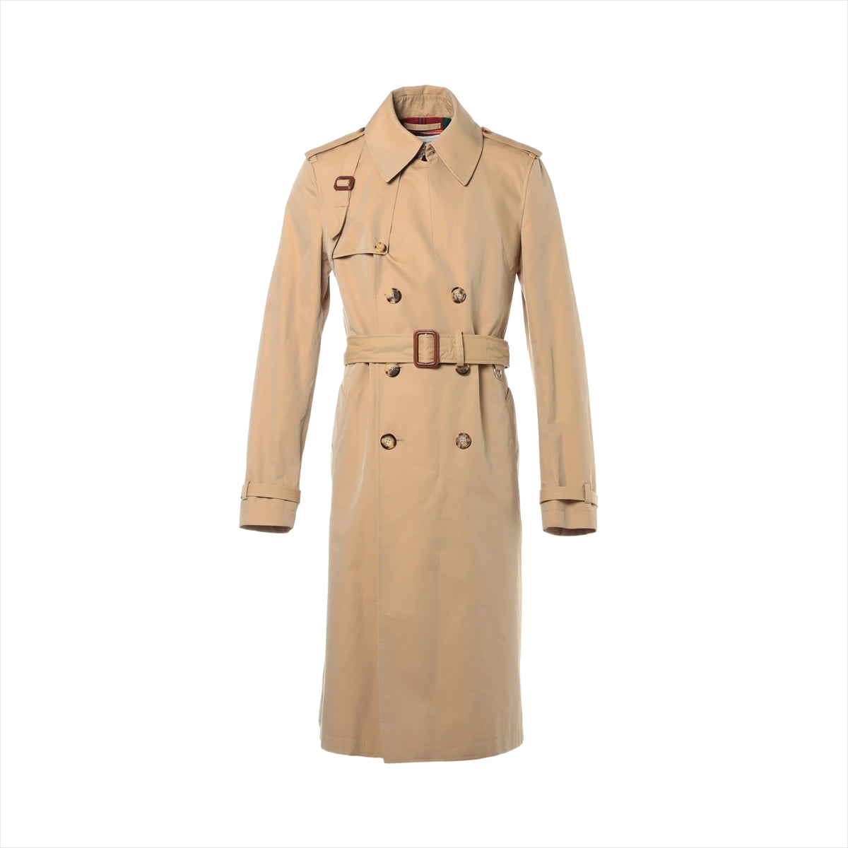 Alexander McQueen Cotton & polyester Trench coat 46 Men's Beige