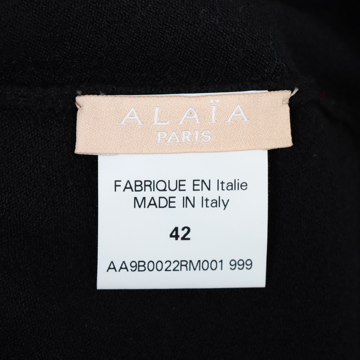 Alaia Wool & polyester Knit 42 Ladies' Black  Bodysuit