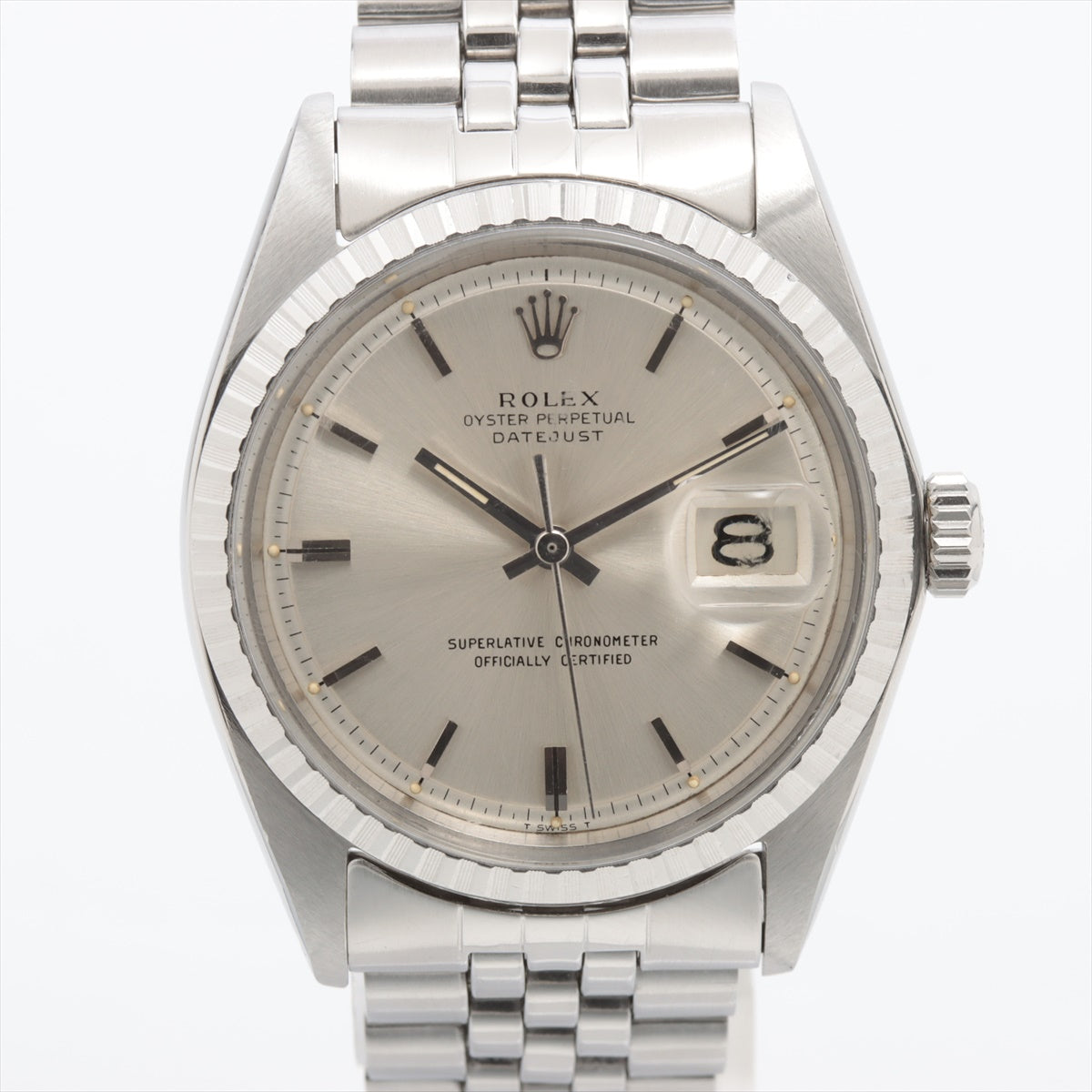 Rolex Datejust 1603 SS AT Silver-Face Extra-Link 5