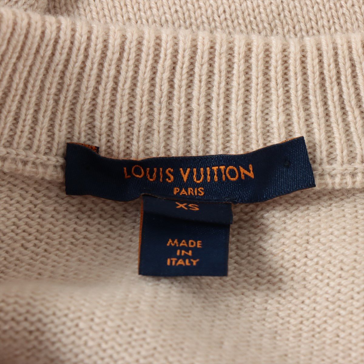Louis Vuitton 22SS Wool & cashmere Knit XS Ladies' Beige  RW221B