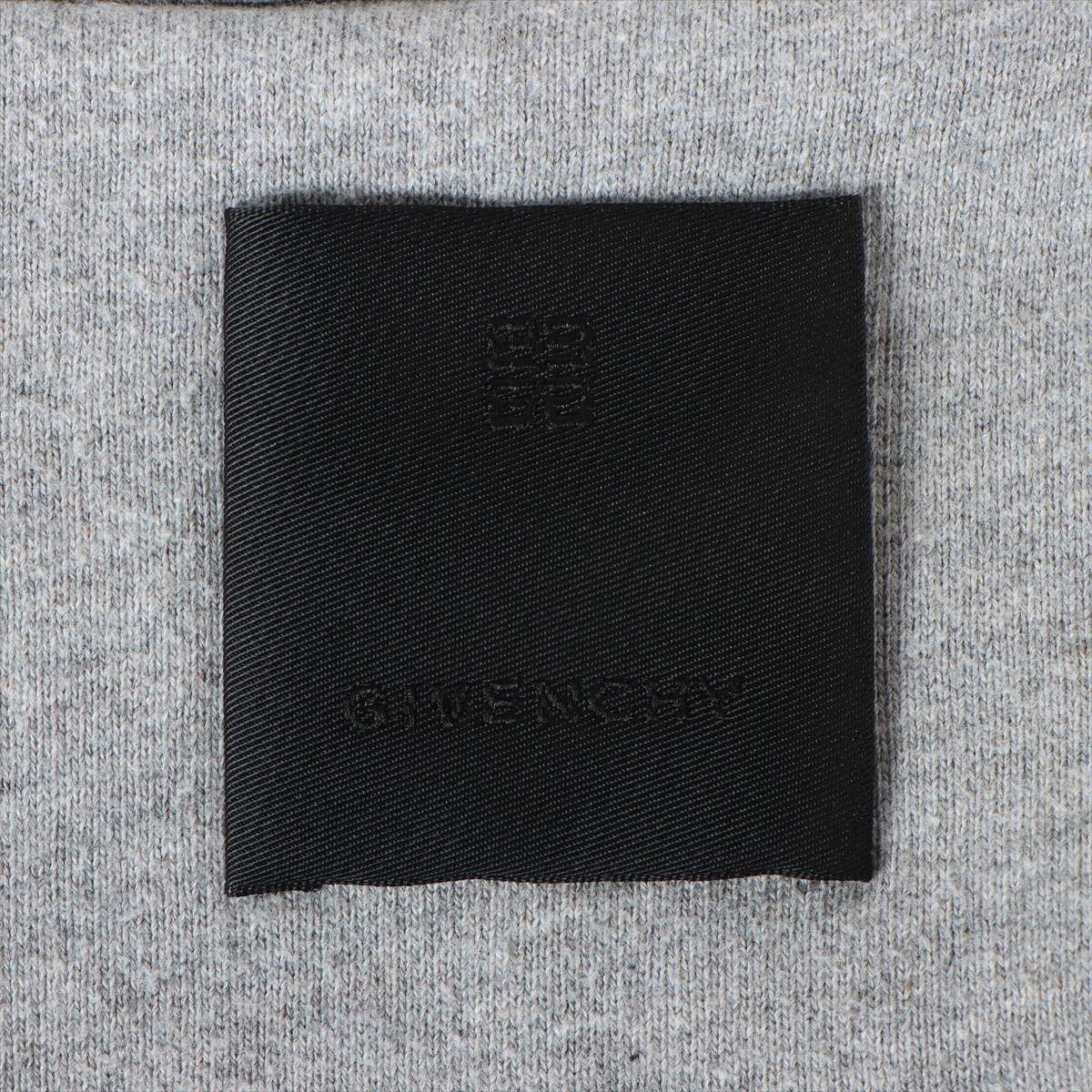 Givenchy 4G 21AW Cotton Parker L Men's Grey  Oversized back logo