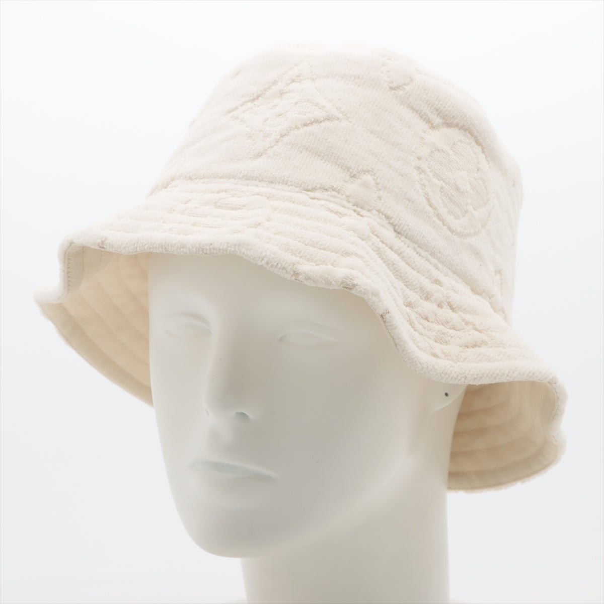 Louis Vuitton M77792 Chapeau LV Vacations Bucket Hat Cotton Ivory Reversible