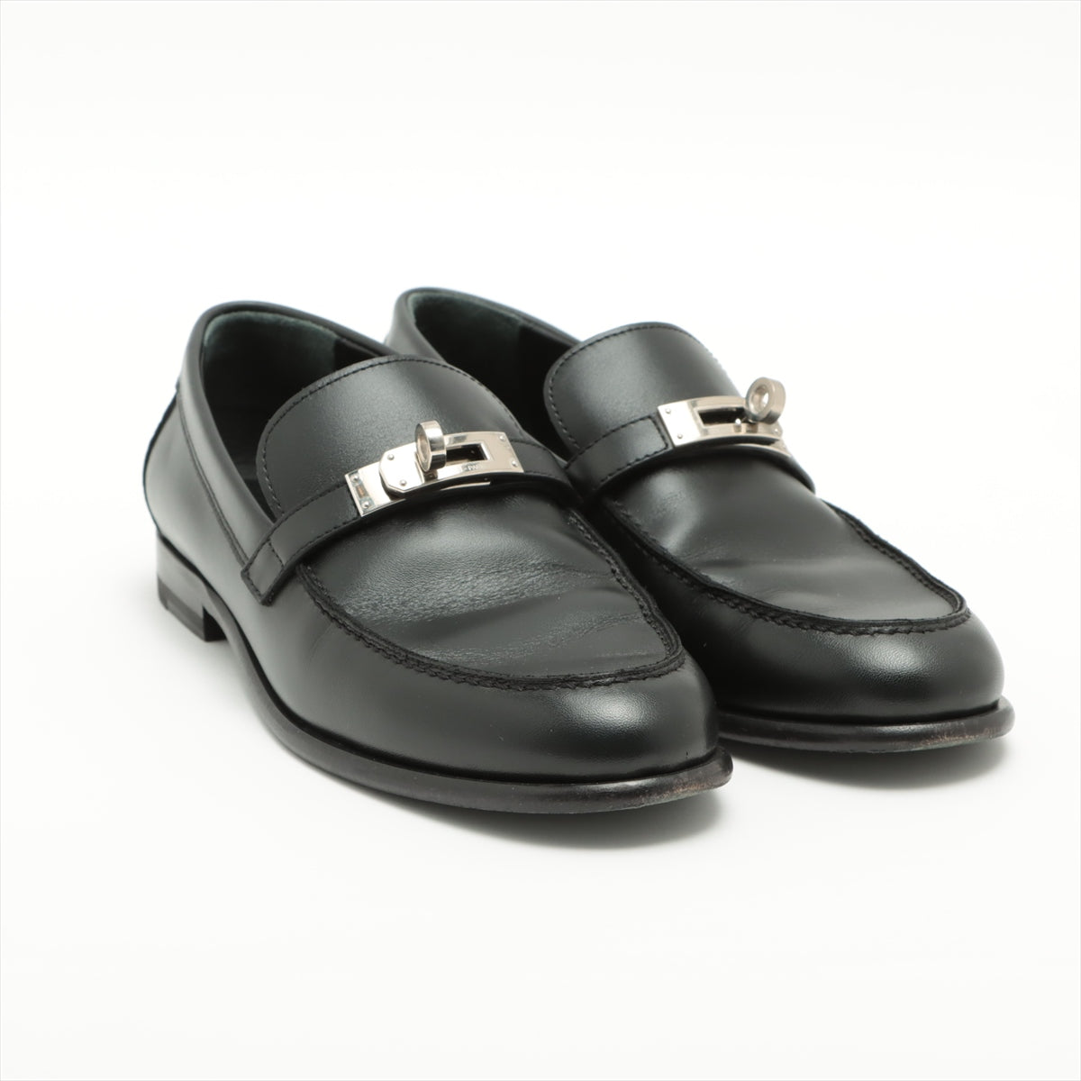Hermès Kelly Leather Loafer 36 Ladies' Black WS212114Z There is a box