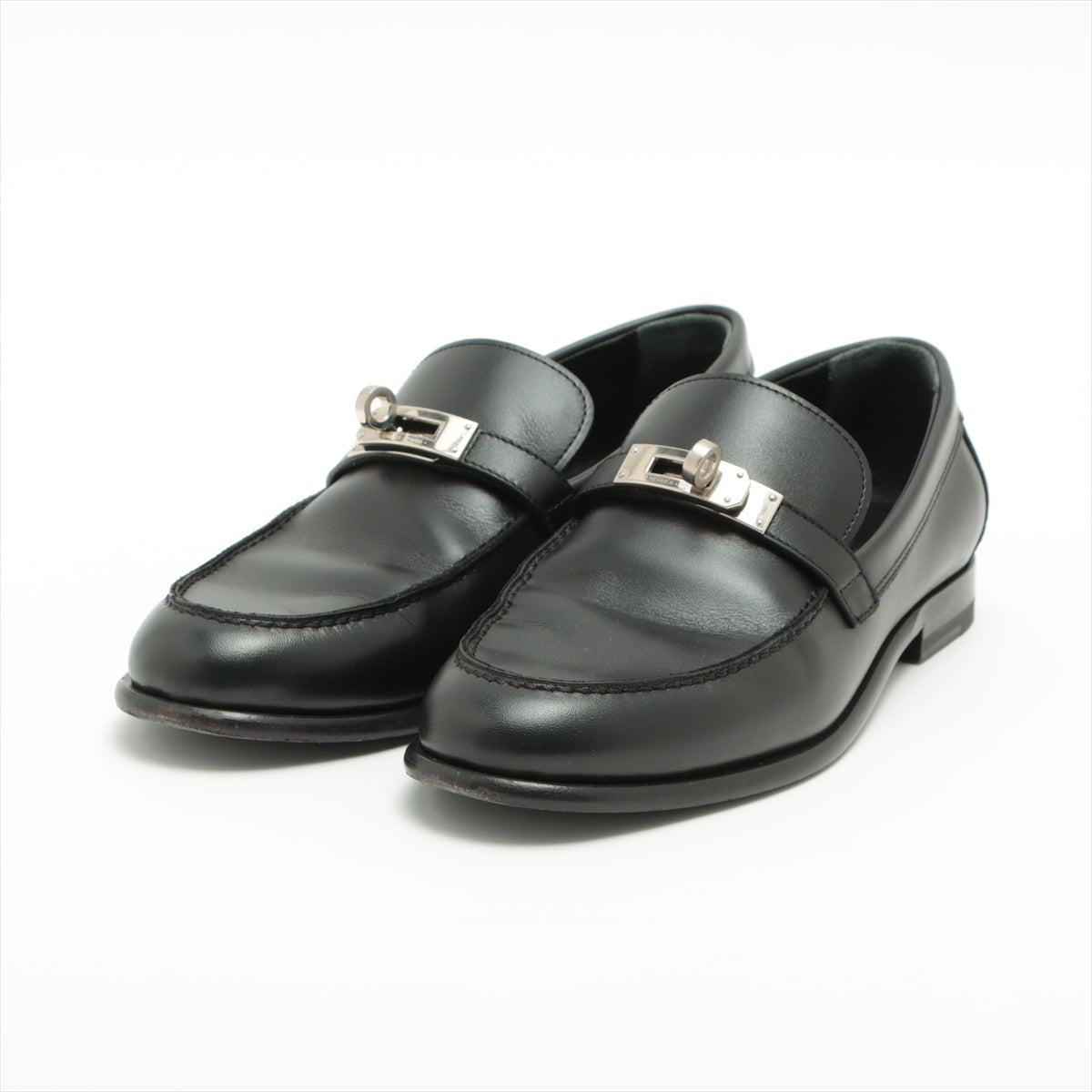 Hermès Kelly Leather Loafer 36 Ladies' Black WS212114Z There is a box