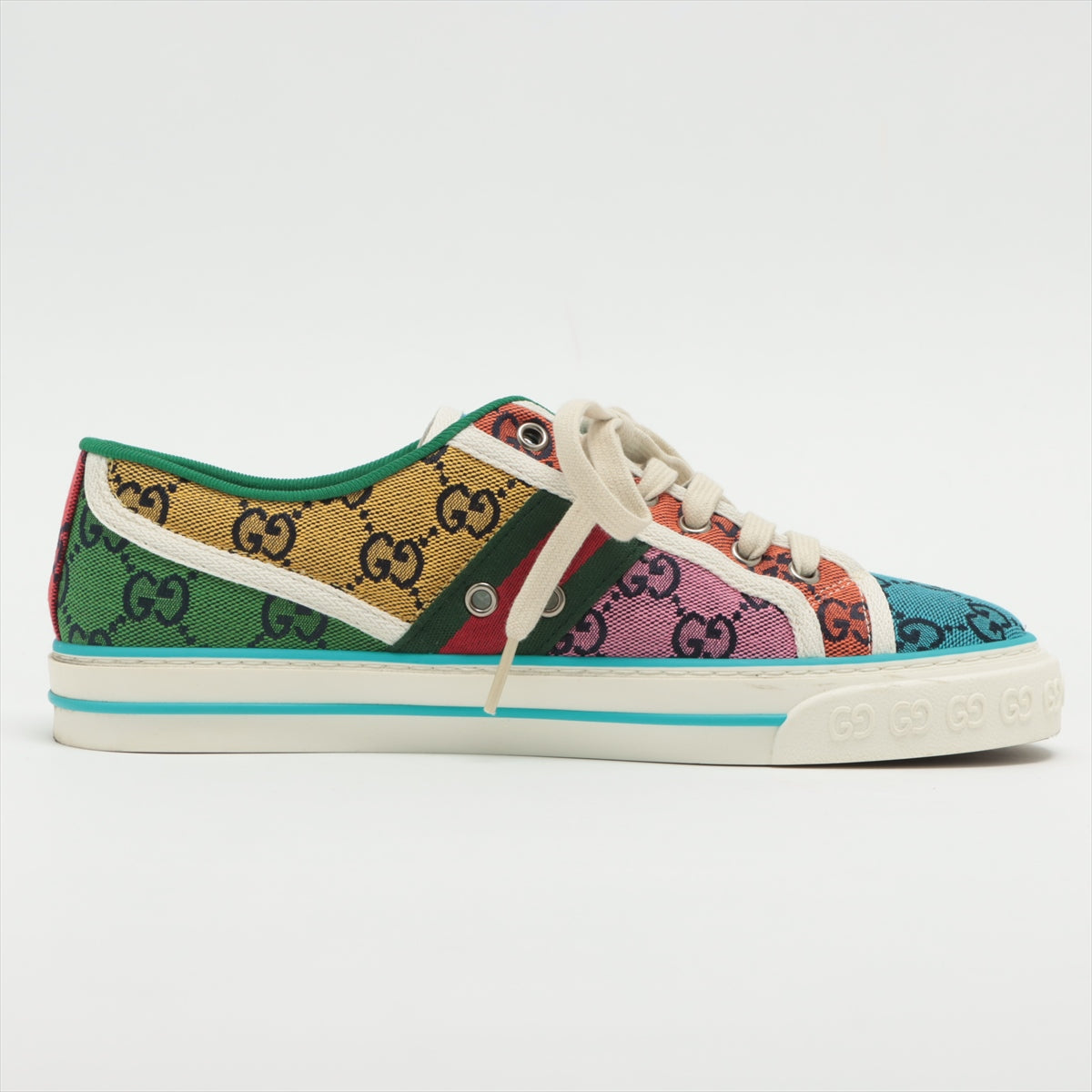 Gucci GG canvass Sneakers 39+ Ladies' Multicolor Tennis 1977