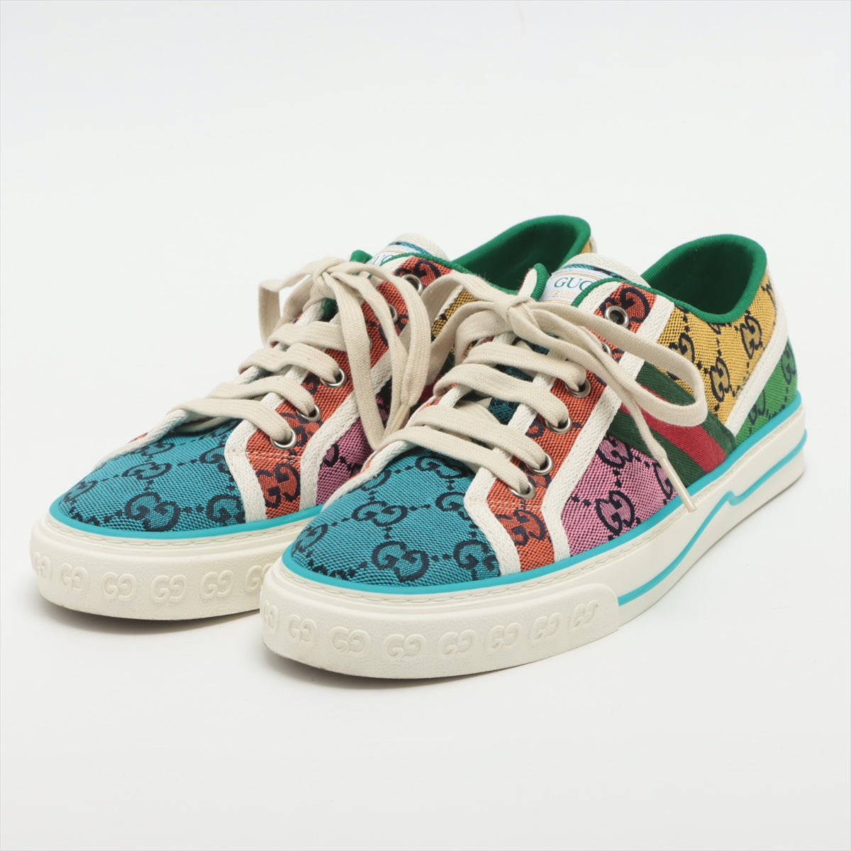 Gucci GG canvass Sneakers 39+ Ladies' Multicolor Tennis 1977