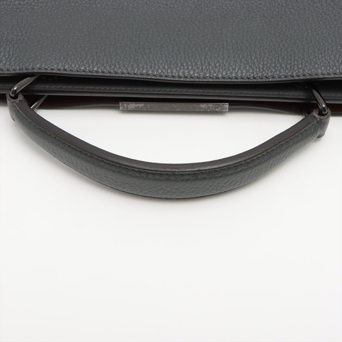 Fendi Peek-a-boo ICU Co., Ltd. midium Leather 2way handbag Grey 7VA529