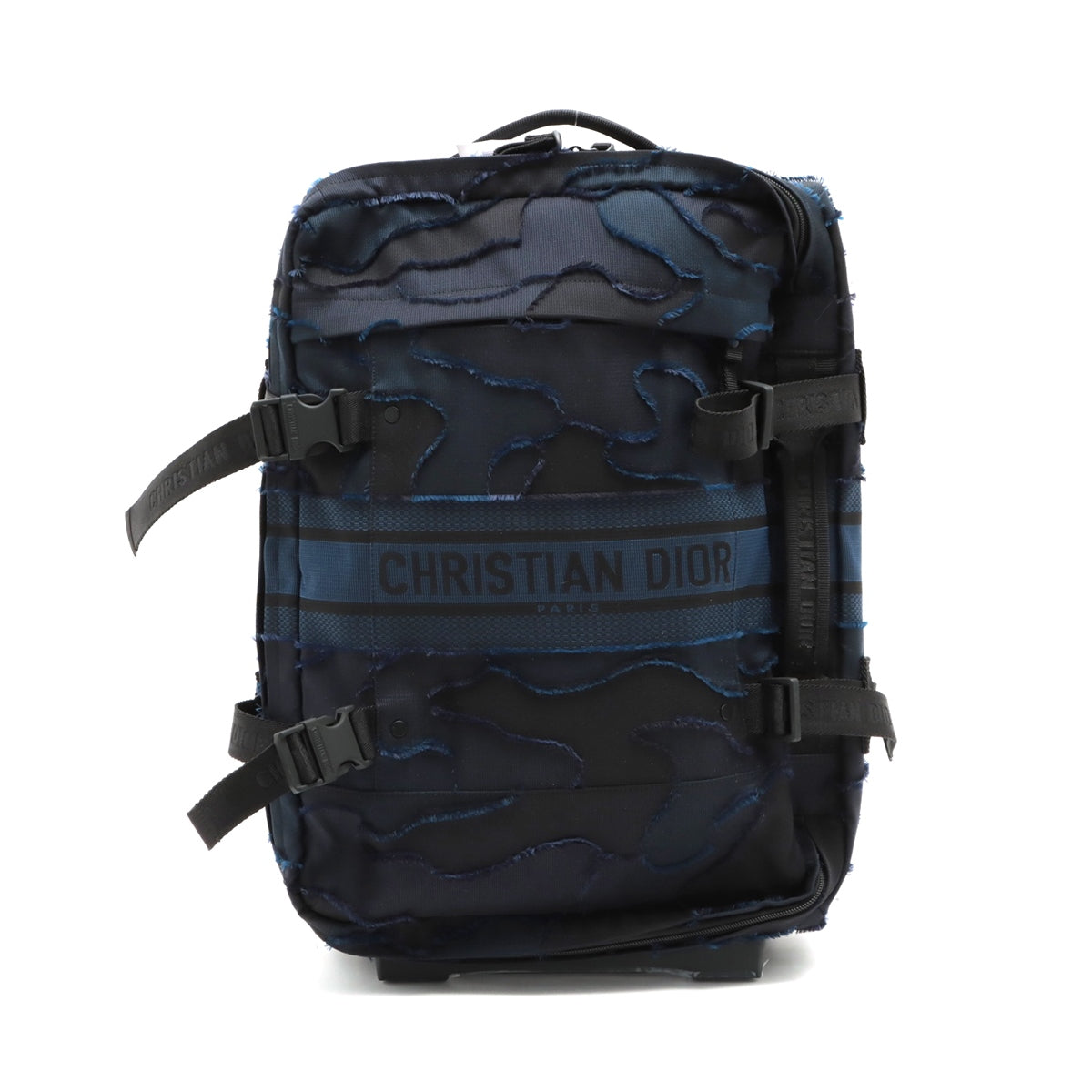 Christian Dior canvas Carry case Navy blue