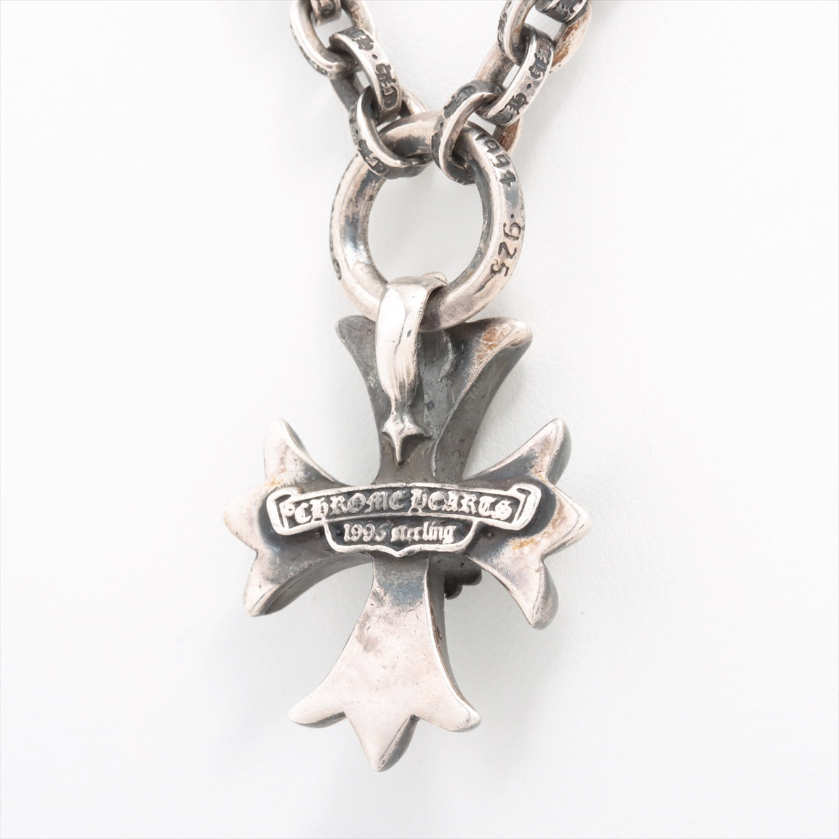 Chrome Hearts Pink Sapphire Cross Pendant Necklace - Sterling Silver  Pendant Necklace, Necklaces - CHH21224 | The RealReal