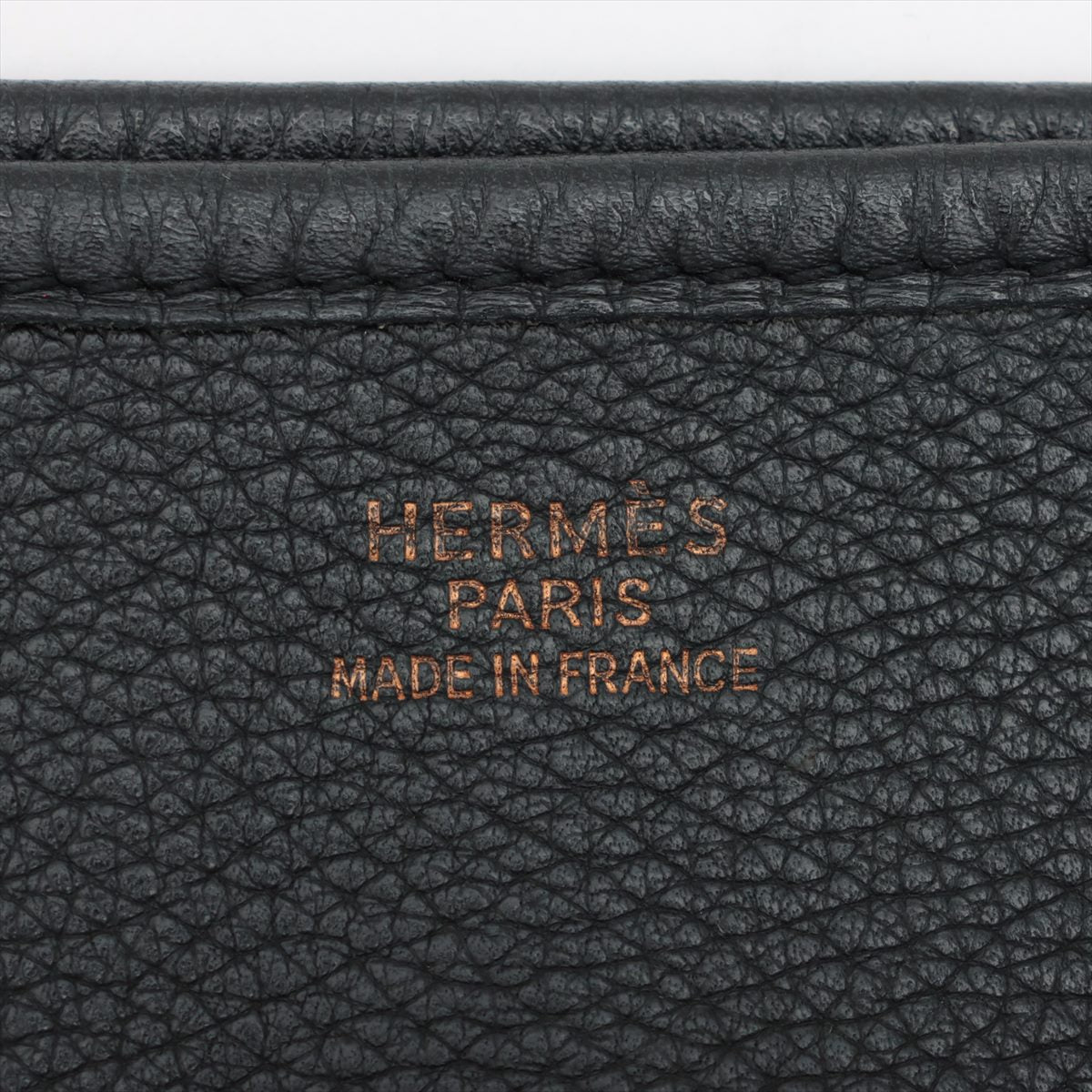 Hermès Evelyn 1GM Taurillon Clemence Black Gold Metal fittings □G:2003