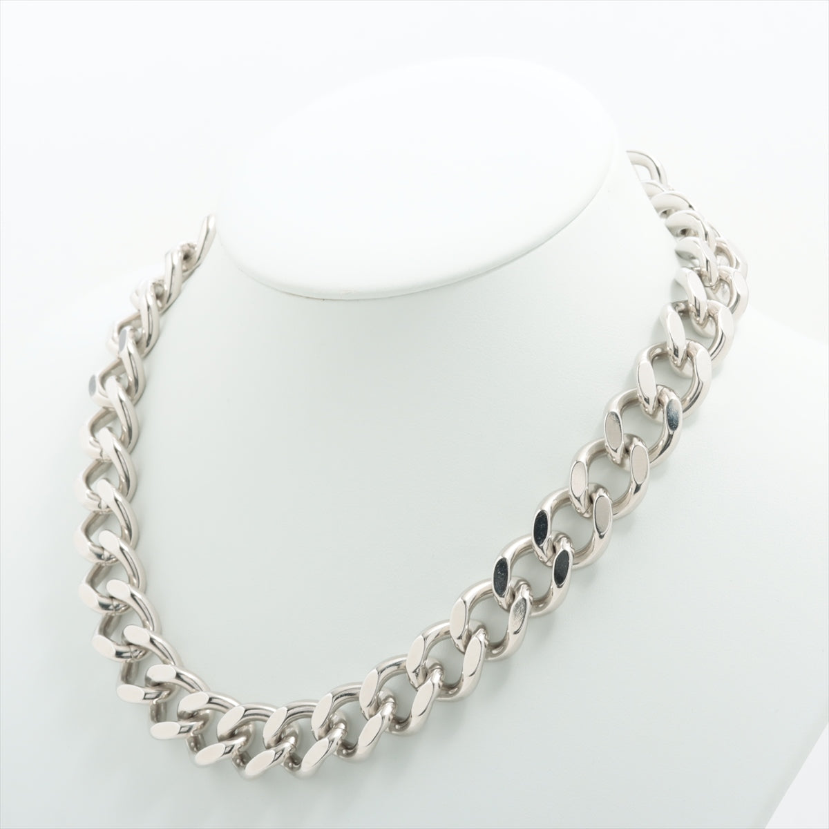DIOR CD ICON chain link Necklace metal Silver