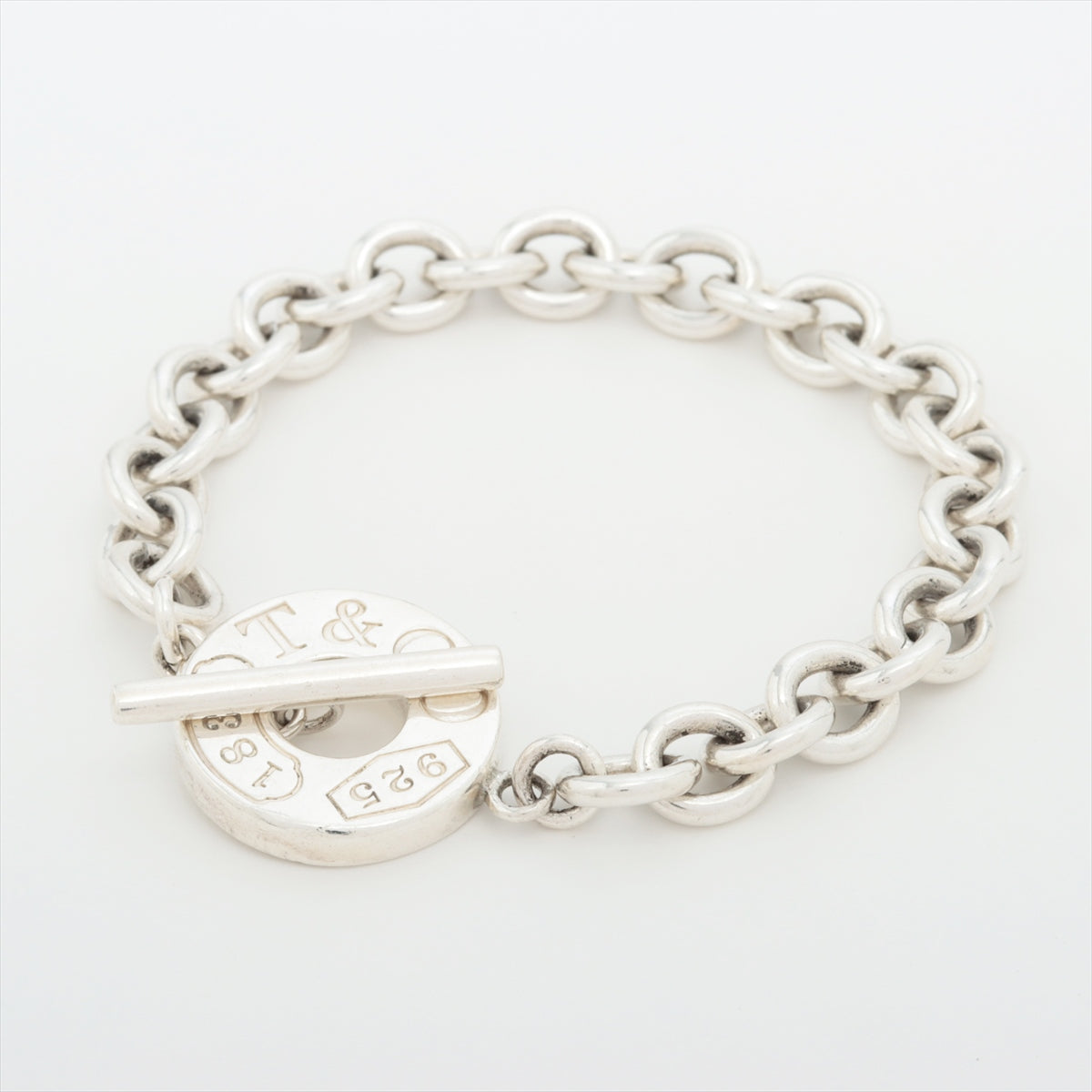 Tiffany 1837 Circle Bracelet 925 29.1g Silver