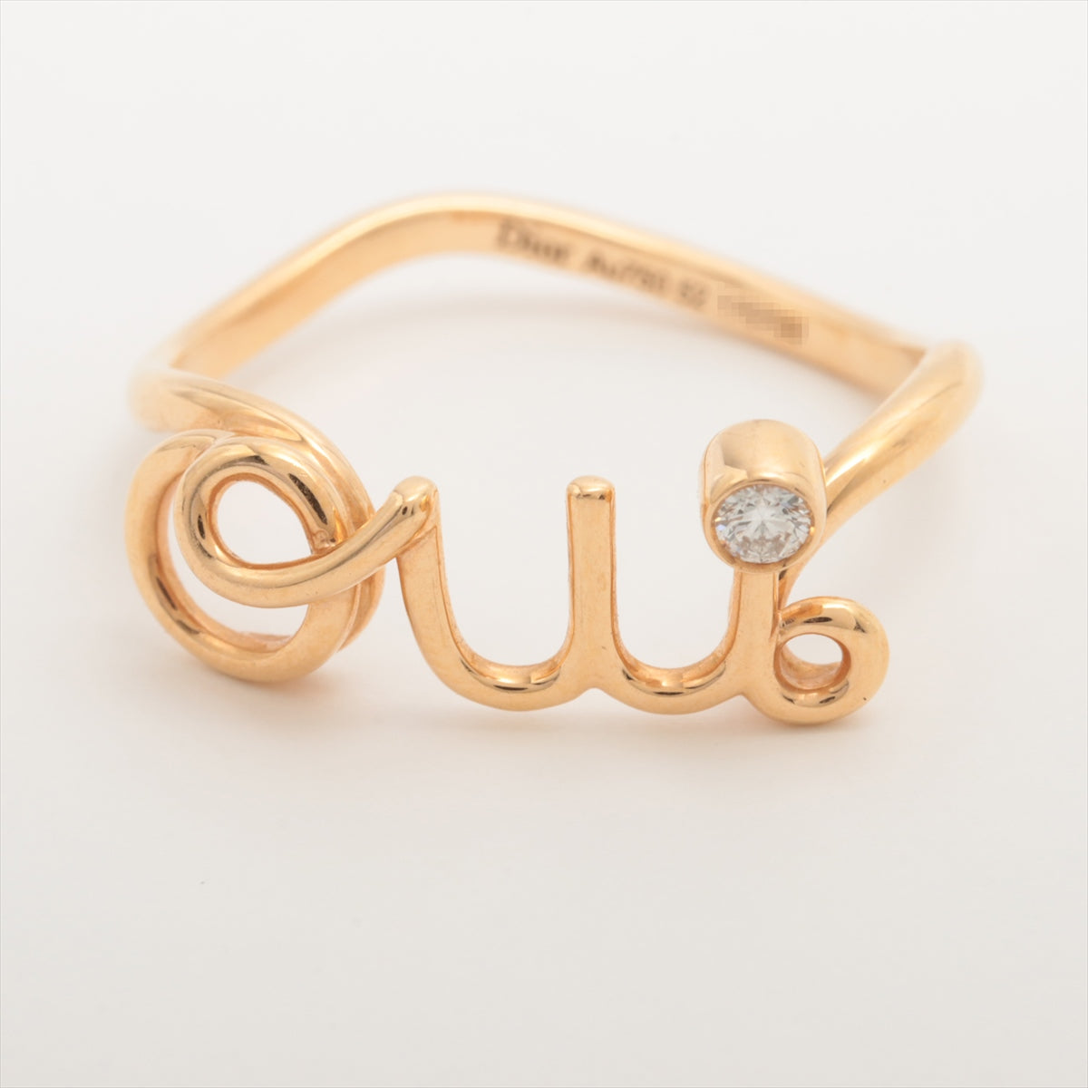 DIOR Oui diamond rings 750(PG) 1.9g 52 JOUI95033