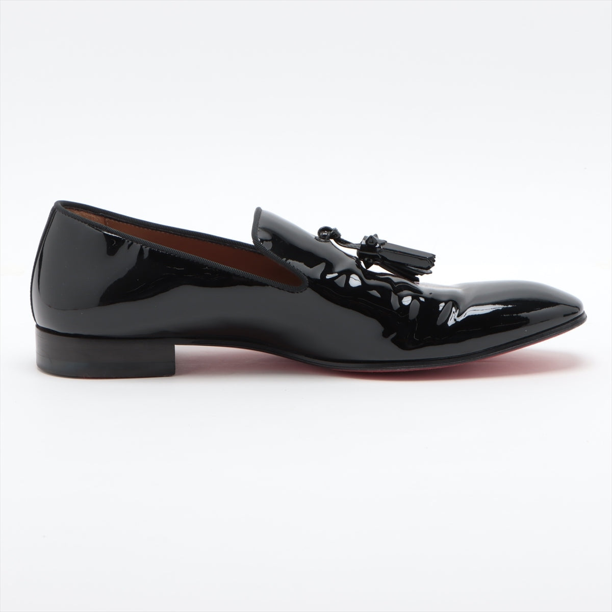 Christian Louboutin Patent leather Loafer 41 1/2 Men's Black