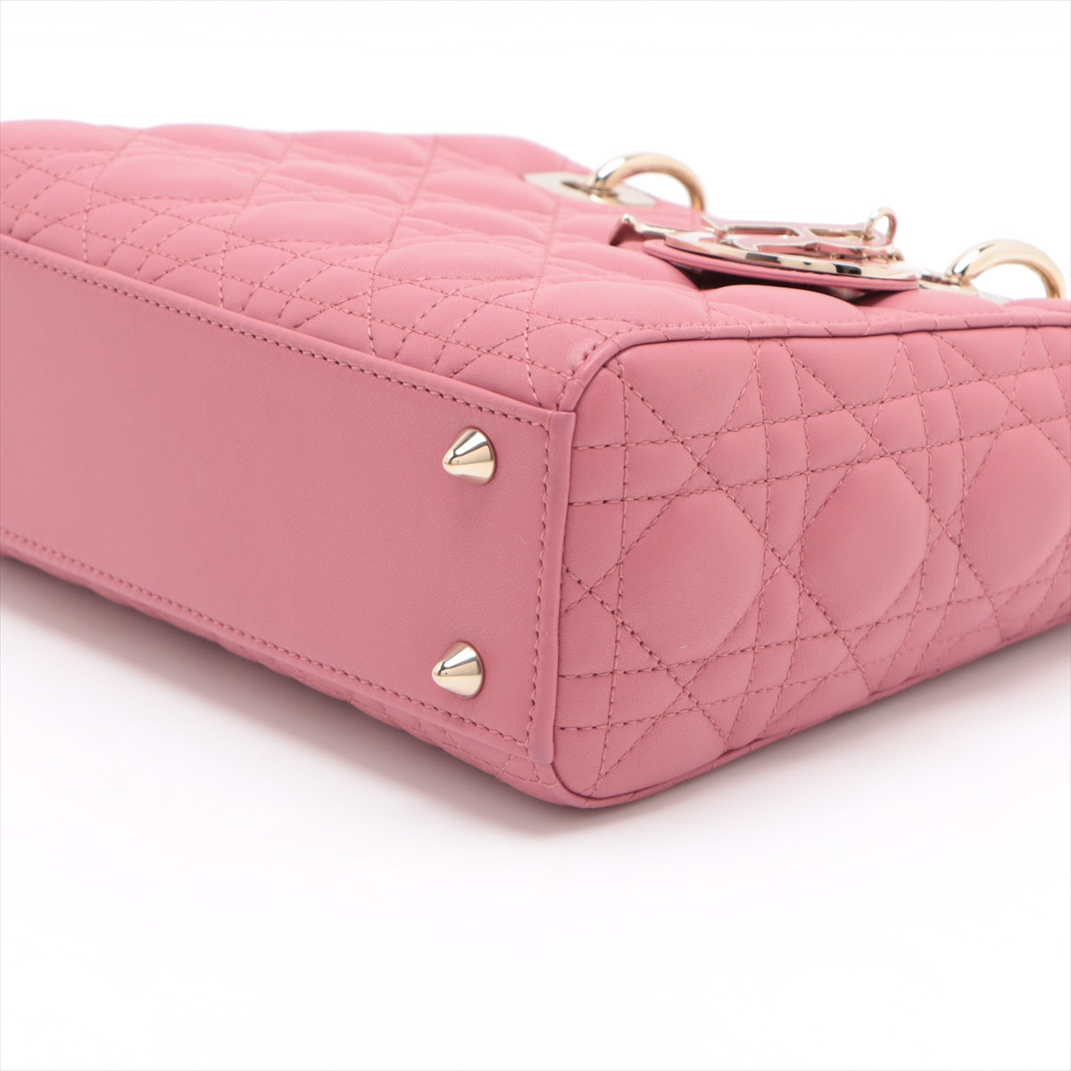 Christian Dior My Lady Dior Cannage Leather 2way handbag Pink