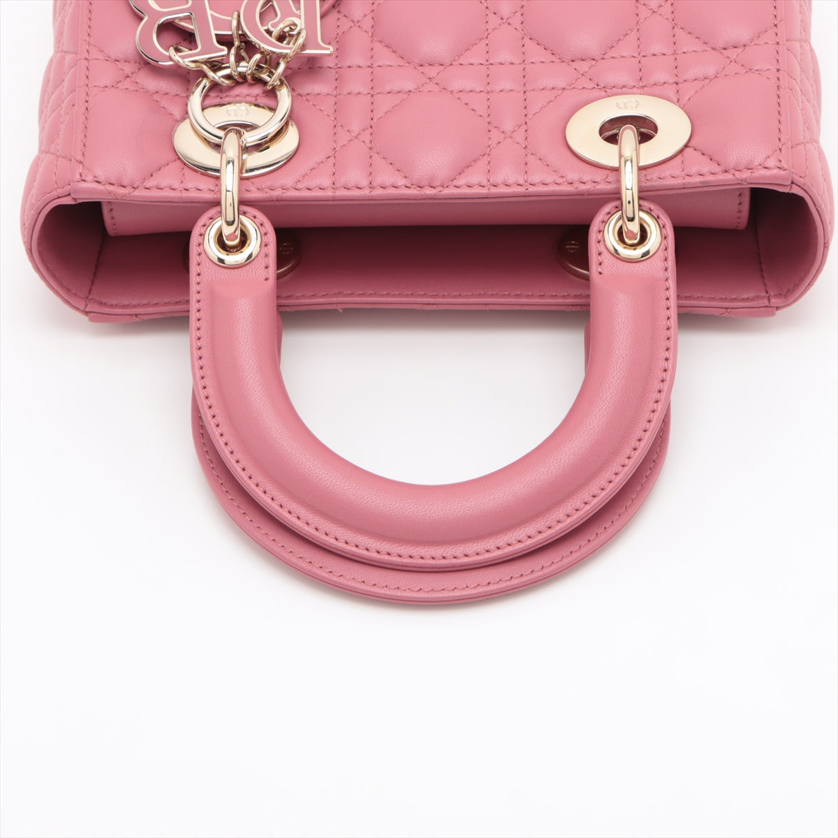 Christian Dior My Lady Dior Cannage Leather 2way handbag Pink