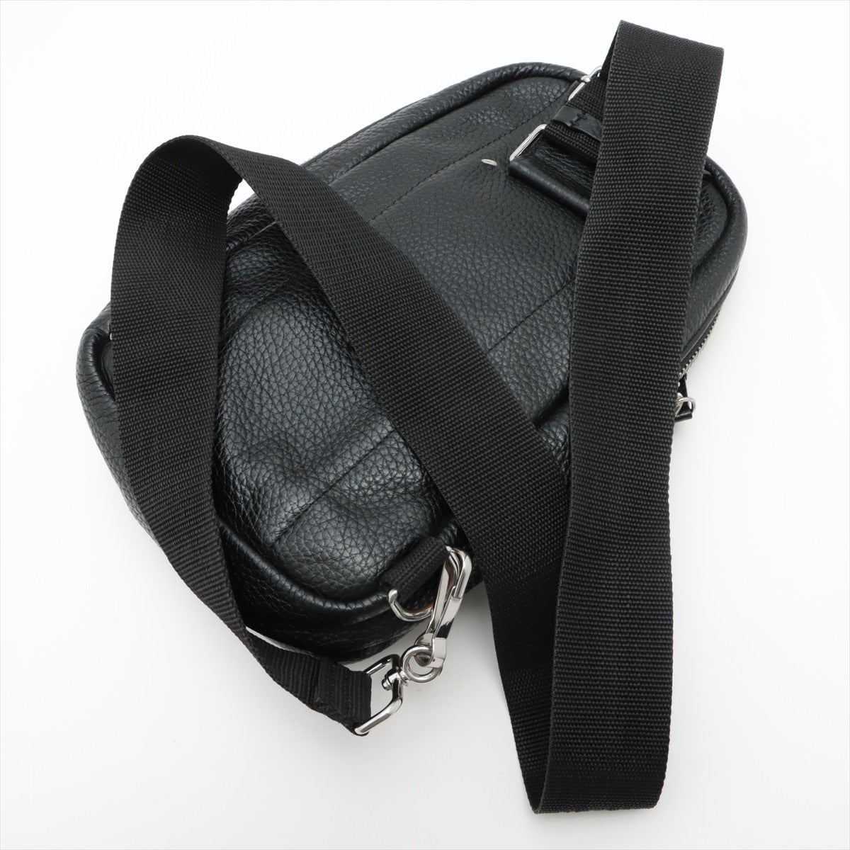 Maison Margiela 4 stitches Leather Sling backpack Black S55WA0066