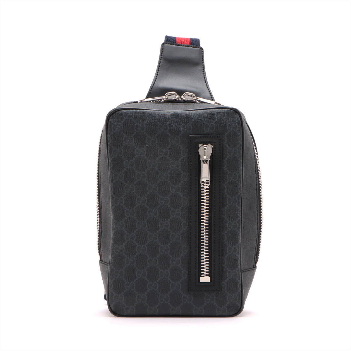 Gucci GG Supreme Sling backpack Navy blue 478325
