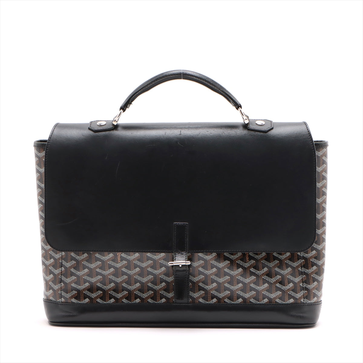 Goyard Citadin PVC & leather Business bag Black