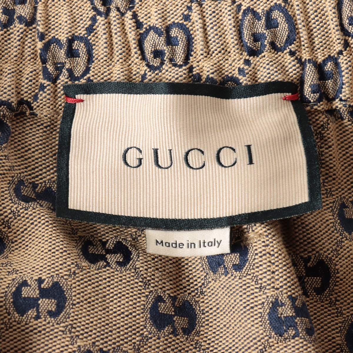 Gucci GG Canvas Cotton & polyester Pants 44 Men's Beige  658090