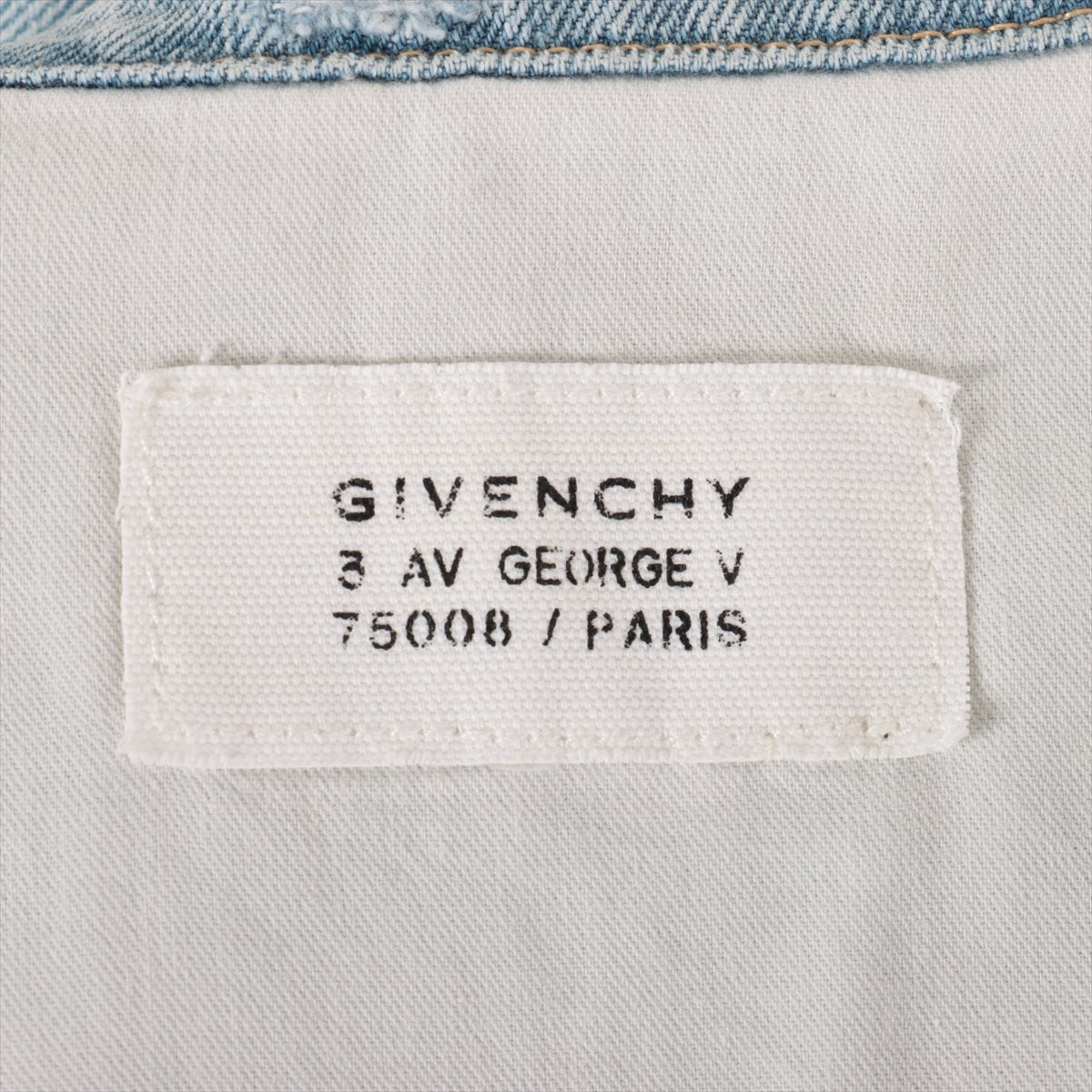 Givenchy Cotton Denim jacket 34 Ladies' Blue  BW008950D1