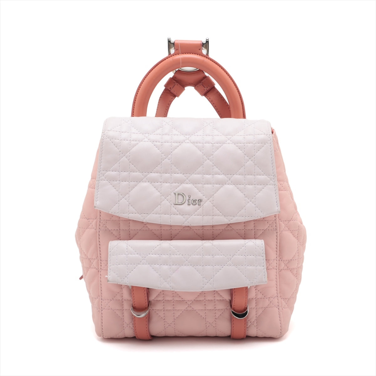 Christian Dior Cannage Leather Backpack Pink
