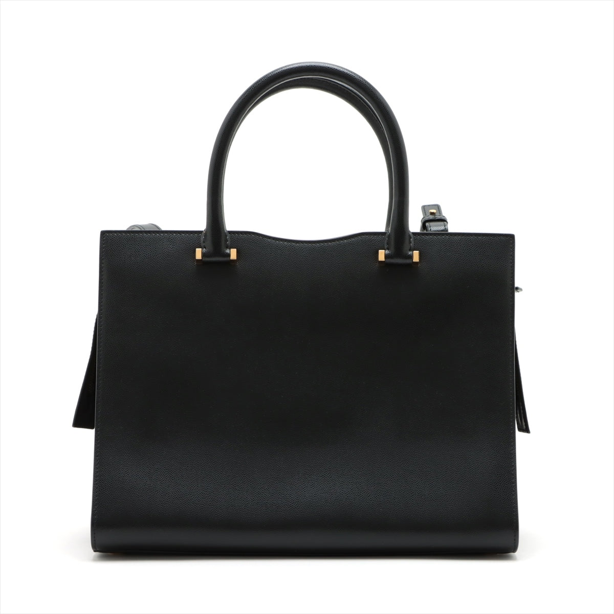 Saint Laurent Paris Uptown Leather 2way handbag Black 634747