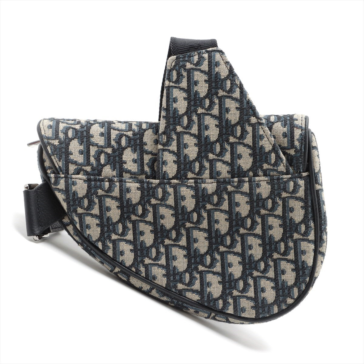 Christian Dior Oblique canvas Sling backpack Navy blue